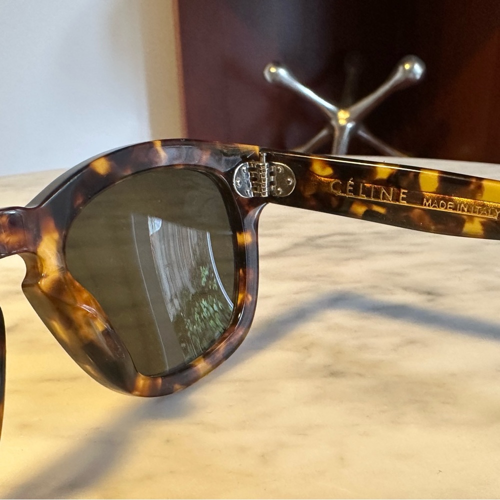 Celine Brown Tortoise Sunglasses - Picture 4 of 9